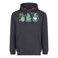 Smoke sunflower gnomes Heavyweight Hoodie - MaliasSmallBusiness