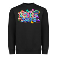 Black senior 2023 Heavyweight Sweatshirt - Zillion Design Studio
