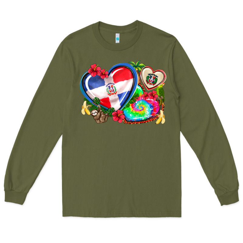 Western Leopard  Dominican Republic  Hearts Long Sleeve Tee by AdoDesignShop | Teevron