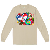 Mushroom western leopard  dominican republic  hearts Long Sleeve Tee - AdoDesignShop