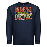 Navy mama needs a drink Premium Sweatshirt - NancyCooperArtShop