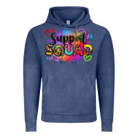 Vintage Denim support squad Vintage Hoodie - Zillion Design Studio