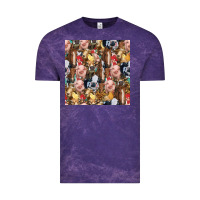 Cloud Purple western farm animals seamless pattern Vintage Tee - HRA Design Shop