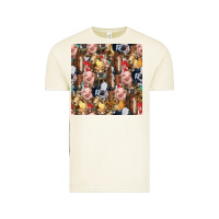Vintage Arctic western farm animals seamless pattern Vintage Tee - HRA Design Shop