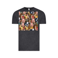 Vintage Black western farm animals seamless pattern Vintage Tee - HRA Design Shop
