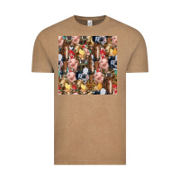 Vintage Coffee western farm animals seamless pattern Vintage Tee - HRA Design Shop