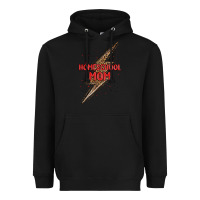 Black homeschool mom lightning bolt Heavyweight Hoodie - MaliasSmallBusiness