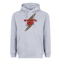 Heather Grey homeschool mom lightning bolt Heavyweight Hoodie - MaliasSmallBusiness
