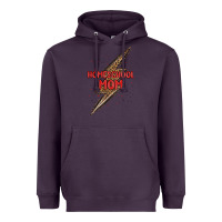 Plum homeschool mom lightning bolt Heavyweight Hoodie - MaliasSmallBusiness
