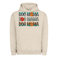 Pigment French Oak dog mama dog mama dog mama Urban Hoodie - texasbilliewilder