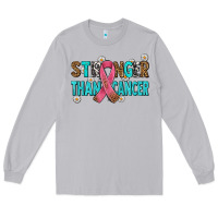 Moon Dust stronger than cancer with cancer ribbon Long Sleeve Tee - AdoDesignShop