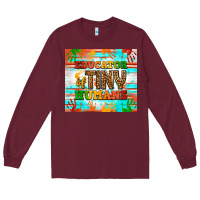 Burgundy educator of tiny humans tumbler Long Sleeve Tee - BundleAndBundleShop