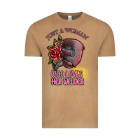 Vintage Camel just a woman who loves her welder Vintage Tee - SublimationCraftShop