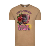 Just A Woman Who Loves Her Welder Vintage Tee | Teevron