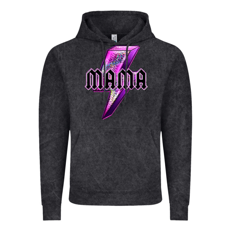 Mama Neon Leopard Lightning Bolt Vintage Hoodie by texasbilliewilder | Teevron