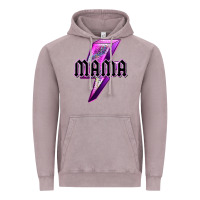 Vintage Zinc mama neon leopard lightning bolt Vintage Hoodie - texasbilliewilder