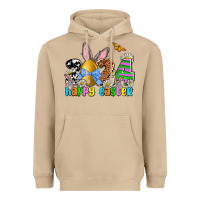 Mushroom 2024 Happy Easter Heavyweight Hoodie - NancyCooperArtShop
