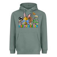 Sage 2024 Happy Easter Heavyweight Hoodie - NancyCooperArtShop
