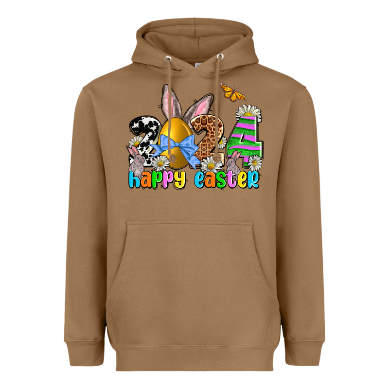 2024 Happy Easter Heavyweight Hoodie by NancyCooperArtShop | Teevron