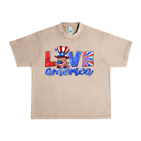 French Oak love america gnome Urban Heavy Tee - HRA Design Shop