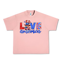 Salmon love america gnome Urban Heavy Tee - HRA Design Shop