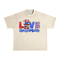 Sandshell love america gnome Urban Heavy Tee - HRA Design Shop