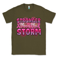 Army Green stronger than the storm Classic Tee - Artiststas