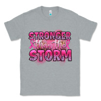 Heather Grey stronger than the storm Classic Tee - Artiststas