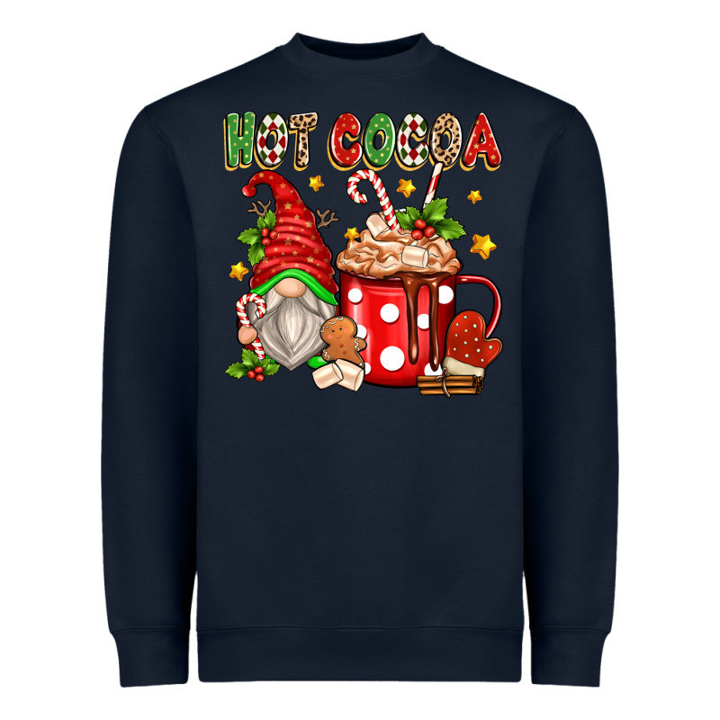 Hot Cocoa Gnome Heavyweight Sweatshirt by texasbilliewilder | Teevron