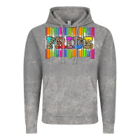 Cloud Rock pride barcode Vintage Hoodie - Zillion Design Studio