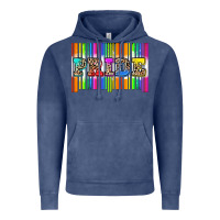 Vintage Denim pride barcode Vintage Hoodie - Zillion Design Studio