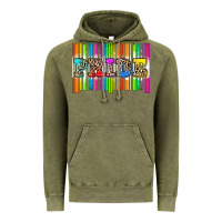 Vintage Olive pride barcode Vintage Hoodie - Zillion Design Studio