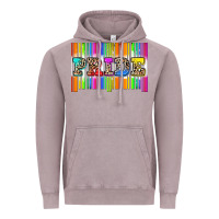 Vintage Zinc pride barcode Vintage Hoodie - Zillion Design Studio
