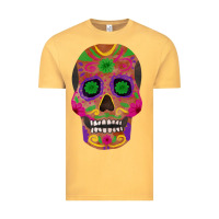 Vintage Mustard sugar skull Vintage Tee - FaDigitalArtStudio