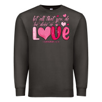 Smoke let all that you do be done in love Premium Sweatshirt - MaliasSmallBusiness