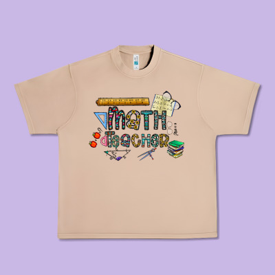 Math Teacher Urban Heavy Tee Designed By Cowhidedigitalart