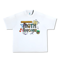 White math teacher Urban Heavy Tee - CowhideDigitalArt