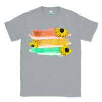 Heather Grey Colored Triple Sunflower Brush Strokes Classic Tee - Bettercallsaul