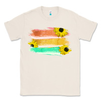 Natural Colored Triple Sunflower Brush Strokes Classic Tee - Bettercallsaul