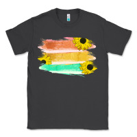 Smoke Colored Triple Sunflower Brush Strokes Classic Tee - Bettercallsaul