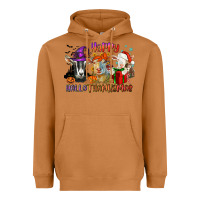 Meerkat Happy Hallothanksmas goats Heavyweight Hoodie - NancyCooperArtShop