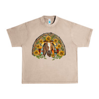 French Oak Western Leopard Sunflower Goat Rainbow Urban Heavy Tee - BarkalooDesign