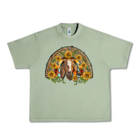Oil Green Western Leopard Sunflower Goat Rainbow Urban Heavy Tee - BarkalooDesign