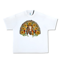 White Western Leopard Sunflower Goat Rainbow Urban Heavy Tee - BarkalooDesign