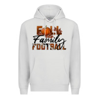 Dove Grey Fall Family Football Premium Hoodie - LillyAllenDesigns