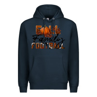 Navy Fall Family Football Premium Hoodie - LillyAllenDesigns