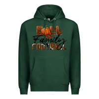 Sports Green Fall Family Football Premium Hoodie - LillyAllenDesigns