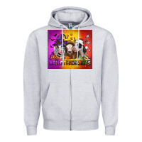Heather Grey hallothanksmas heifers Zipper Hoodie - Jasminsmagicworld
