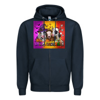 Navy hallothanksmas heifers Zipper Hoodie - Jasminsmagicworld