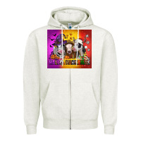 Oatmeal Heather hallothanksmas heifers Zipper Hoodie - Jasminsmagicworld
